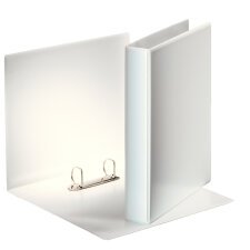 Classeur 2 anneaux cartonné Esselte personnalisable A4 - Dos 5 cm blanc