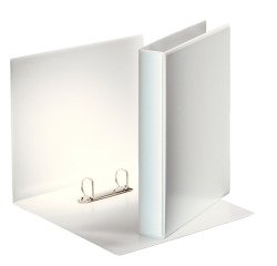 2-ring customisable cardboard folder Esselte A4 - White 5 cm spine