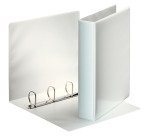 Classeur 4 anneaux cartonné Esselte personnalisable A4 - Dos 6,5 cm - Blanc