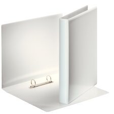 Classeur 2 anneaux cartonné Esselte personnalisable A4 - Dos 3,8 cm blanc