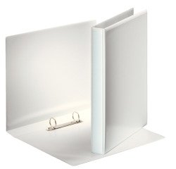 Binder with 2 cardboard rings Esselte customizable A4 - White 3.8 cm spine
