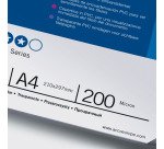 Couvertures de reliure A4 PVC 20/100 GBC transparentes - Paquet de 100