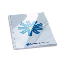 Bindeabdeckung PVC 20/100 GBC transparent  - Packung mit 100