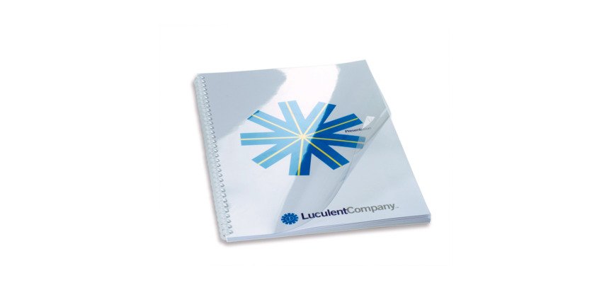 Couvertures de reliure A4 PVC 20/100 GBC transparentes - Paquet de 100