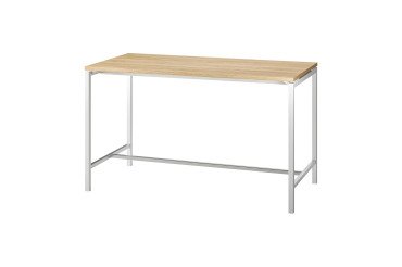 Table haute Boxy H 107 cm piétement métal