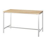 Table haute Boxy H 107 cm piétement métal