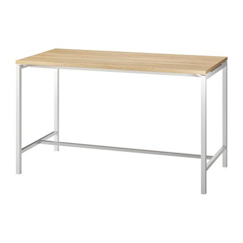 Table haute Boxy H 107 cm piétement métal