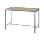 Table haute Boxy H 107 x L 160 x 80 cm orme piètement métal