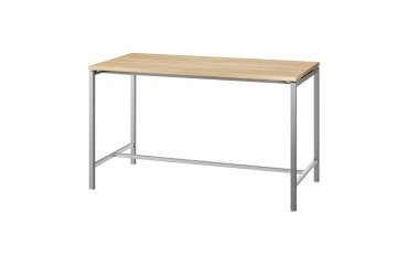 Table haute Boxy H 107 cm piétement métal
