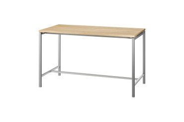 Table haute Boxy H 107 cm piétement métal