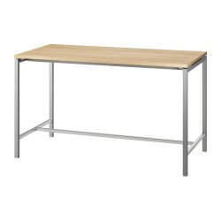 Table haute Boxy H 107 cm piétement métal