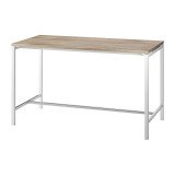 Hoge tafel Boxy H 107 cm metalen onderstel
