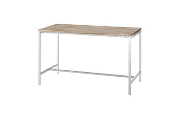 Hoge tafel Boxy H 107 cm metalen onderstel