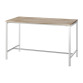 Table haute Boxy H 107 cm piétement métal