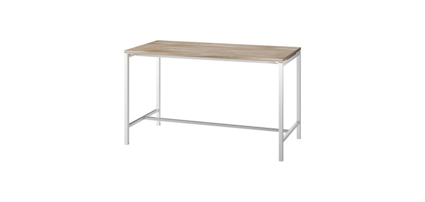 Table haute Boxy H 107 cm piétement métal