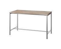 Hoge tafel Boxy H 107 cm metalen onderstel