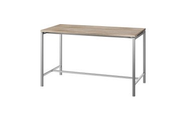Hoge tafel Boxy H 107 cm metalen onderstel