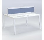 Panneau écran cadre blanc L 180 cm pour bureaux Arch
