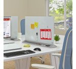 Séparateur de bureau en verre magnétique H44,5 x L 58,5 cm Nobo