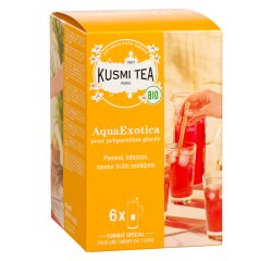 AquaExotica Bio - doos met 6 zakjes voor ijsthee - 48 gr