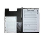 Porte-bloc, plastifié, A4