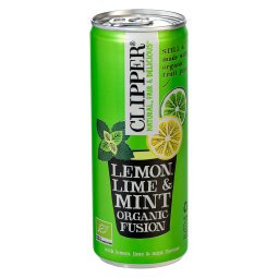 Clipper menthe, citron et citron vert Bio 25 cl - 24 canettes