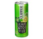 Clipper menthe, citron et citron vert Bio 25 cl - 24 canettes