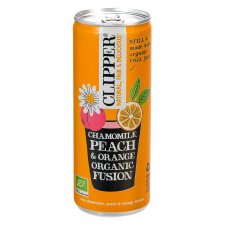 Clipper camomille, pêche et orange Bio 25 cl - 24 canettes