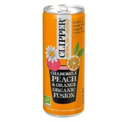 Clipper chamomile, peach and orange Organic 25 cl - 24 cans
