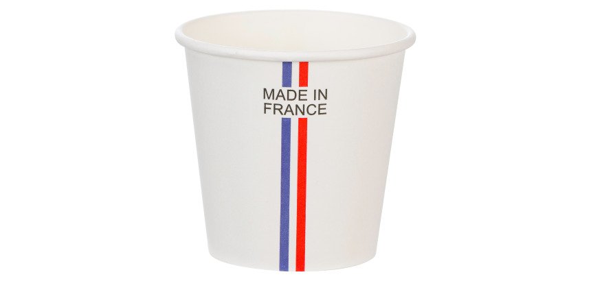 Gobelet en carton 10 cl - Lot de 100