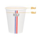 Gobelet en carton 18 cl - Lot de 100