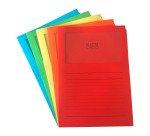 Chemise coin papier avec fenêtre Elco Ordo A4 - Paquet de 10