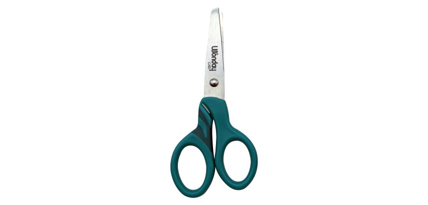 Scissors for right-handed asymmetrical round tip Caïd Wonday 13 cm