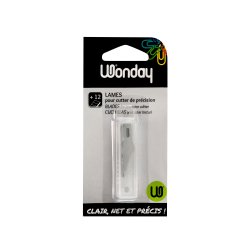 Mes voor cutter Wonday 9 mm - etui van 12 stuks
