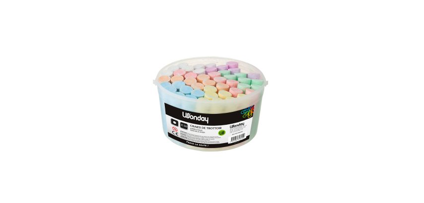 Craie de trottoir Wonday - Pot de 50
