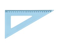 Unzerstörbares Winkelmesser 60 Grad 210 mm Blau