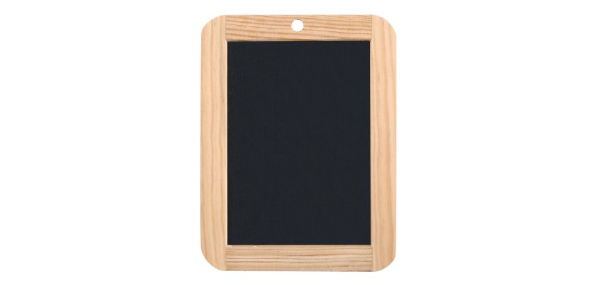 Ardoise cadre bois 19 x 14,5 cm