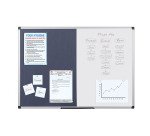 Tableau mixte: Tableau blanc laqué/feutre