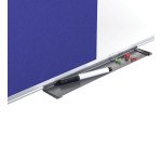 Tableau mixte, tableau blanc / feutre, bleu