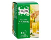Groene thee met munt Bio Kusmi Tea - doos met 6 grote zakjes voor karaf