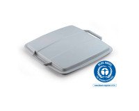 Coperchio ECO per DURABIN® 90L quadrato grigio