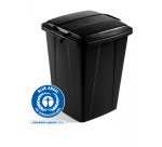 Bidone DURABIN® ECO 90L quadrato nero