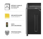 Destructeur Powershred Fellowes 485Ci - coupe croisée