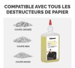 Huile lubrifiante pour destructeurs Fellowes - 355 ml