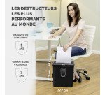 Destructeur Fellowes Powershred P-30C - coupe croisé