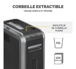 Destructeur Fellowes 125 I - coupe fibres