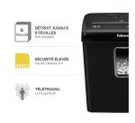 Destructeur Fellowes Powershred P-30C - coupe croisé
