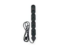 Regleta de 8 tomas con interruptor, cable de 1,5 m Watt&Co