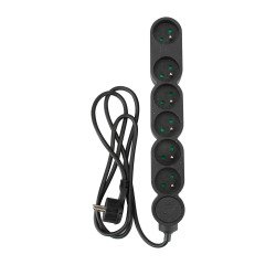 Power strip 6 outlets with switch - 1.5m cord - Zenitech