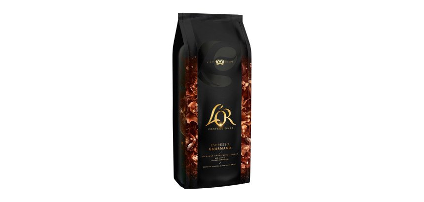 Café en grains L'Or Espresso gourmand Arabica et robusta - paquet de 1 kg